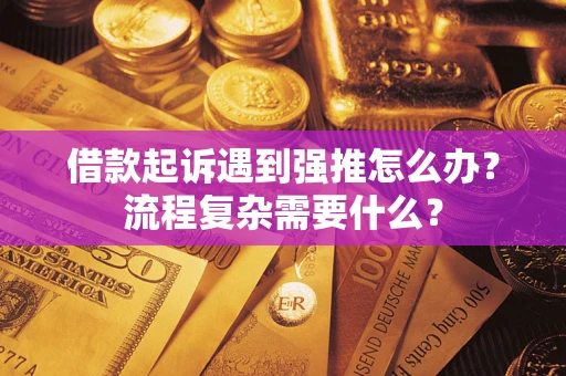 北京借款起诉遇到强推怎么办？流程复杂需要什么？