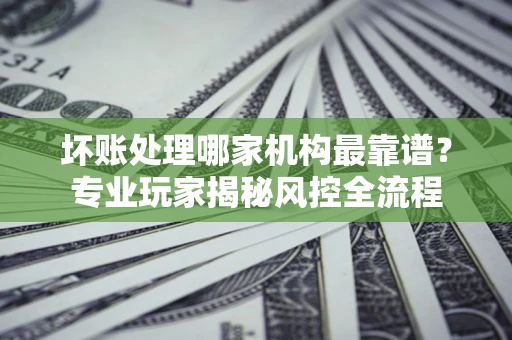 北京坏账处理哪家机构最靠谱？专业玩家揭秘风控全流程