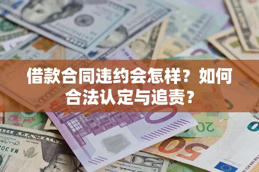 北京借款合同违约会怎样？如何合法认定与追责？