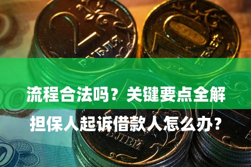 北京

担保人起诉借款人怎么办？流程合法吗？关键要点全解析