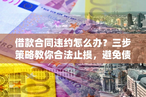 北京借款合同违约怎么办？三步策略教你合法止损，避免债务危机升级