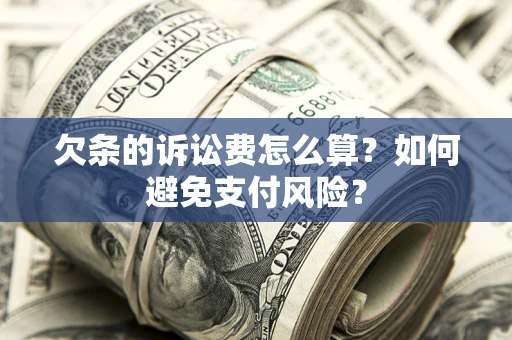 北京欠条的诉讼费怎么算？如何避免支付风险？
